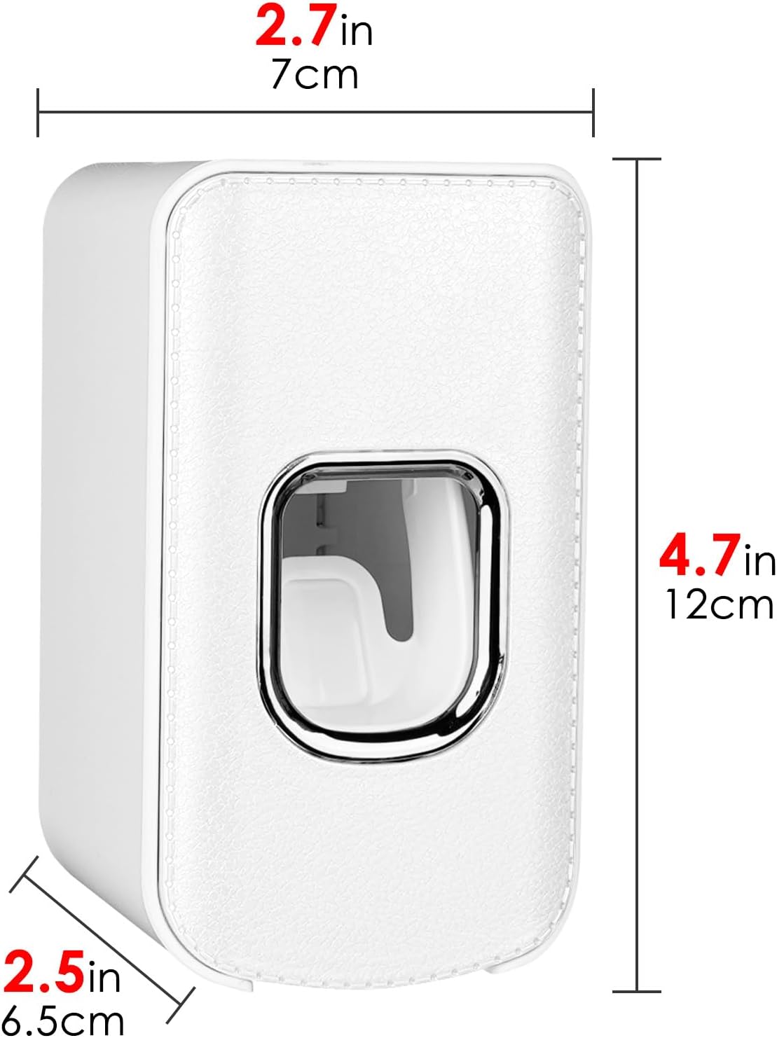 2 Slot Toothbrush Holder and Toothpaste Dispenser Wall Mounted, Automatic Toothpaste Squeezer, 2 in 1 Tooth Brush Toothpaste Organizer for Shower (Grey)