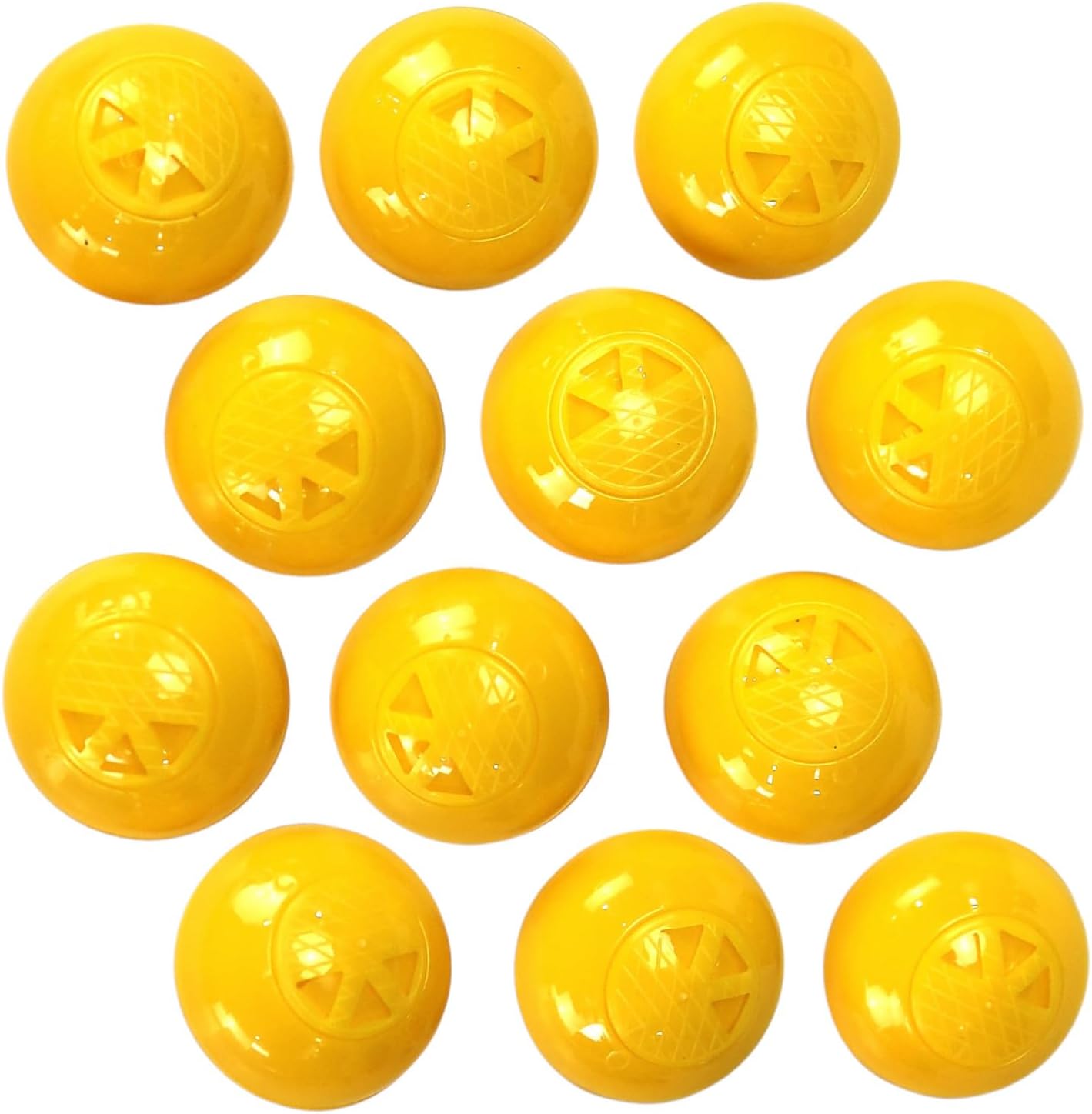 Iconikal 12-Pack Sneaker Shoes Backpack Deodorizer Spheres, Yellow, for Deodorizing Lockers Gym Gear Smelly Enclosed Places