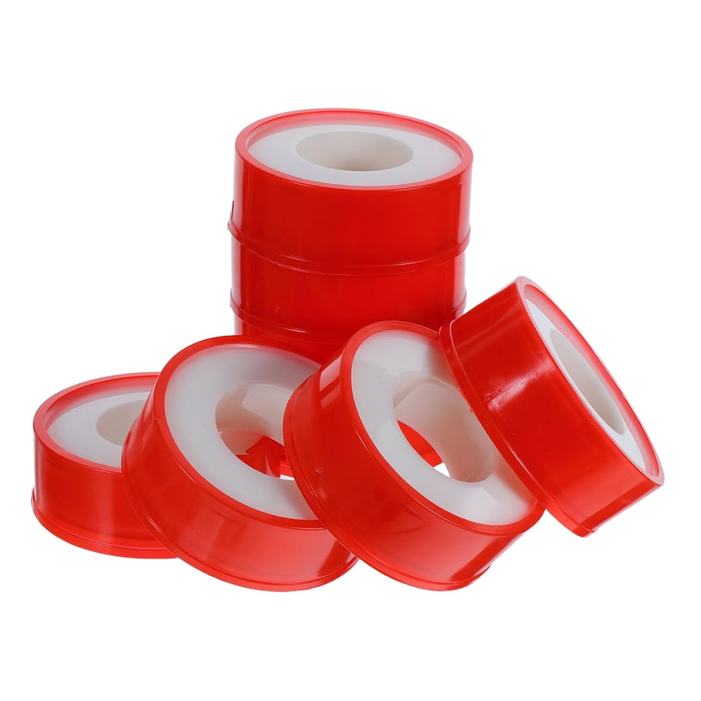 OSALADI 10 Rolls PTFE Plumbers Thread Tape 20m X 15mm Thickened Waterproof Pipe Leak Sealing Tape for Kitchen Bathroom Plumbing Leak Repair
