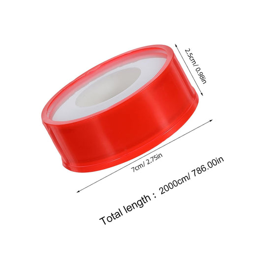 ABOOFAN 10roll PTFE Waterproof Pipe Tape for Plumbing, Heavy Duty Thread Seal Tape Durability and Temperature Resistance, for Garden and Residential Applications, Leak Repair and Pipe
