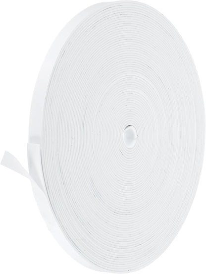 PATIKIL Weather Stripping Door Seal Strip, 3/8 Inch x 1/4 Inch x 32 Ft Self Adhesive Soundproof High Density Foam Tape Insulation for Door Window Air Conditioning, White - Colors B