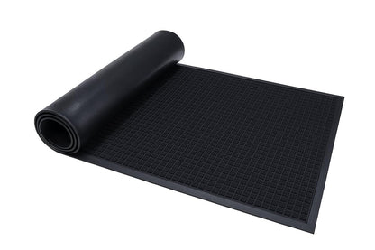 Guardian WaterGuard Indoor/Outdoor Wiper Scraper Floor Mat, Rubber/Nylon, 3'x4', Grey