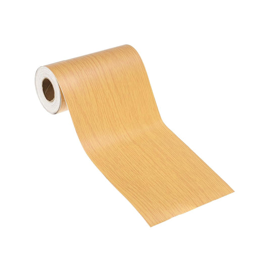 PATIKIL Self Adhesive Wood Grain Repair Tape 33'x 3", Multi-Use Realistic Wood Grain Repair Patch for Furniture Floor Door Table Chair Windows Handicraft DIY, Yellow Teak