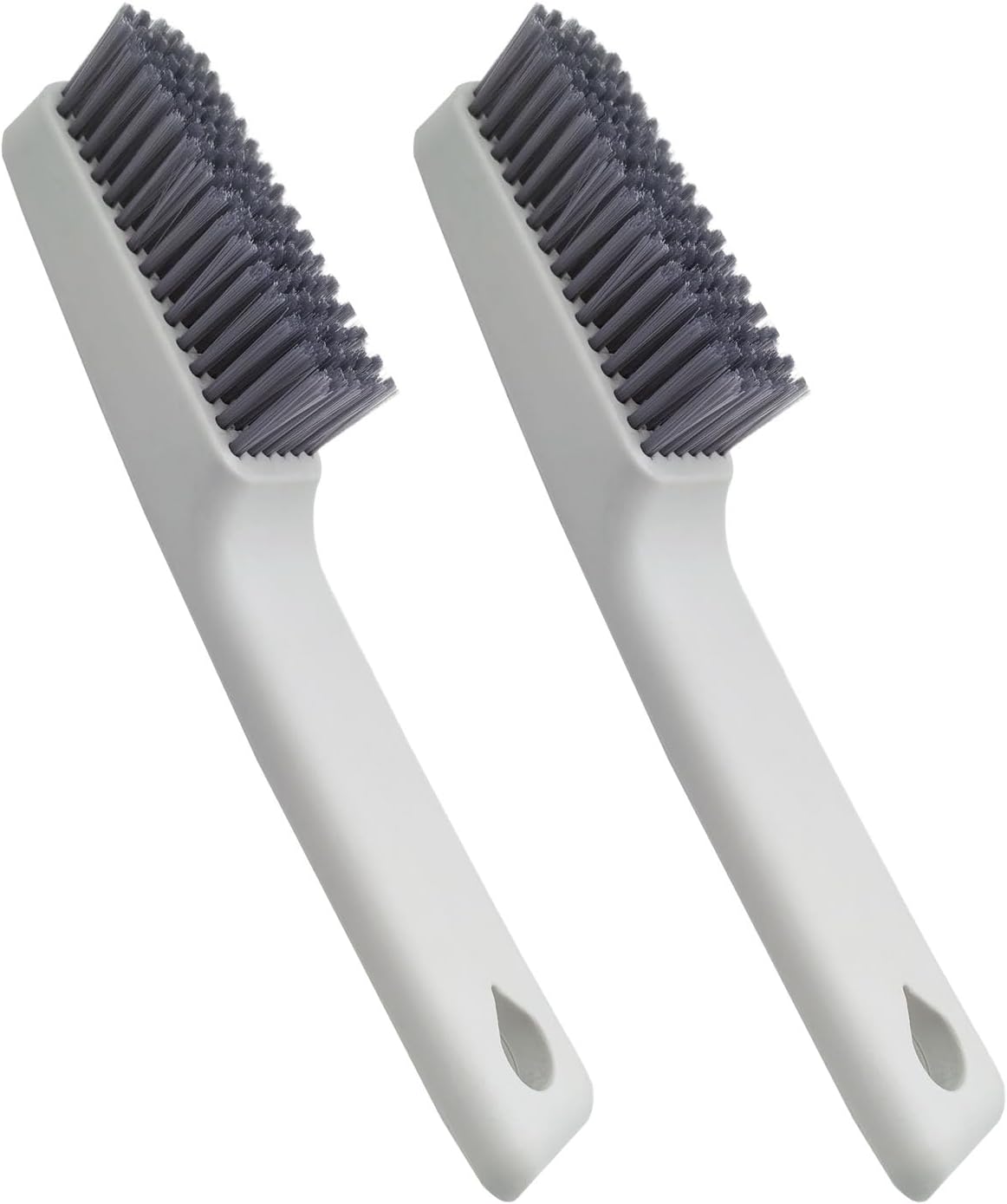 2 Pack Soft Bristle Shoe Brush, Laundry Brush for Stain Removal | Ergonomic & Thickened Handle, Ideal for Shoes, Soles, Clothes, Fabrics