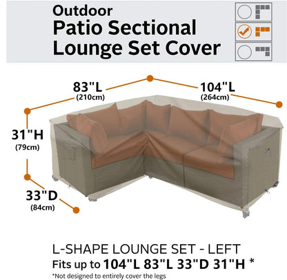 Patio Deck Box Cover, 63x30 Inch Fire Pit Covers with Straps and Handles, Waterproof Heavy Duty Outdoor Furniture Winter Cover for Keter, Suncast, Lifetime Container
