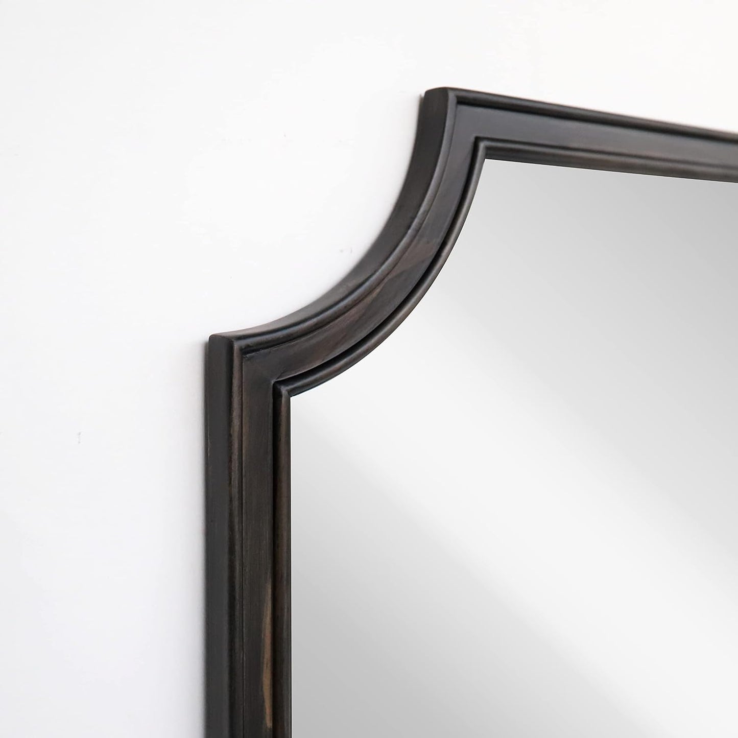 WallBeyond Full Length Mirror Wall Mounted 65"x22", Rustic Wooden Frame Floor Mirror, Large Full Body Mirror for Bedroom, Leaning or Hanging Against Wall, Natural