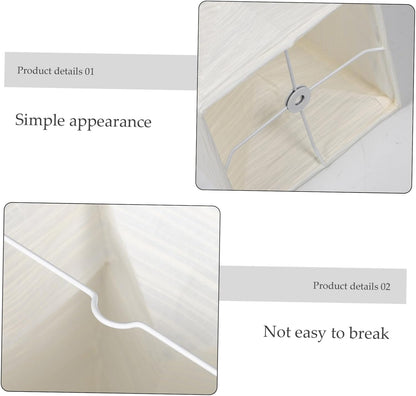 ABOOFAN Floor Lamp Shade Replacement – 49.21" Foldable Rice Paper Lampshade for Soft Light Diffusion & Easy Tool-Free Installation – for Living Room, Bedroom, Office
