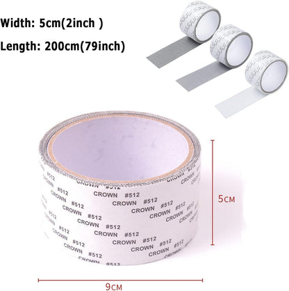 2PCS Window Screen Repair Kit Sticky Fine Screen Mesh Patch Repair Kit, Screen Repair Kit, Screen Tape Mesh Repair - for Windows or Doors (C-White)