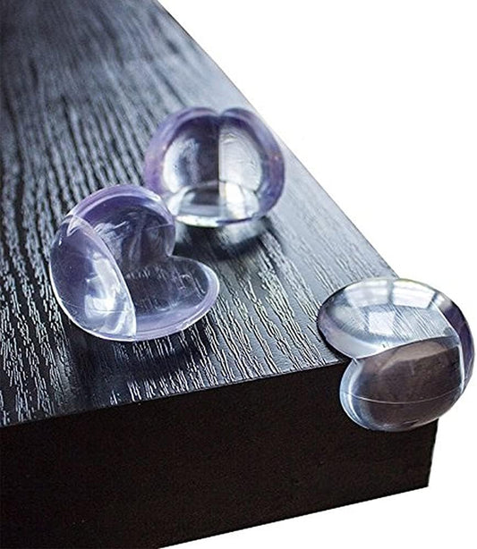 24 Corner Guards Baby Proof [Safer Environment and Peace of Mind] Edge Furniture Protector - Easy Set-up 3M Stickers for Tables, Chairs, Cabinets [Baby Proofing Safety]