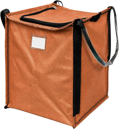 DURASACK XL 48-Gallon Zipper Top Heavy Duty Storage Tote Bags, Black | Rugged Woven Polypropylene Moving Bag, Reusable Self-Standing Design, Holds up to 500 Pounds