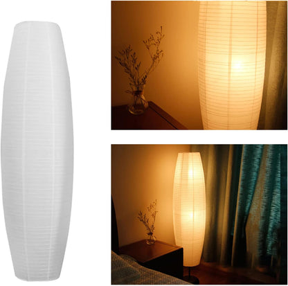 Paper Floor Lamp Shade White Rice Paper Lampshades Replacement Lamp Cover Floor Lamp Cover Replacement for Bedroom Living Room