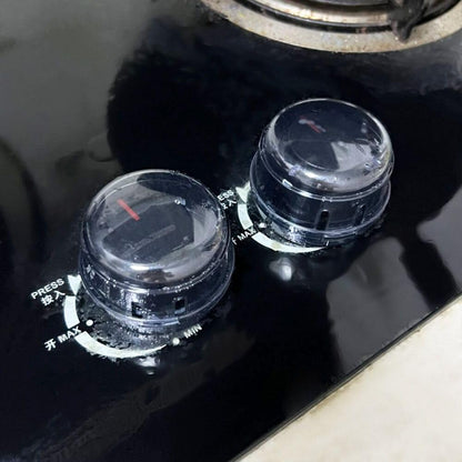 4 Pcs Stove Knob Covers for Child Safety, Gas Stove Knob Covers, Kitchen Safety Guards for Kids, Baby, Toddler, Plastic Oven and Gas Knob Cover