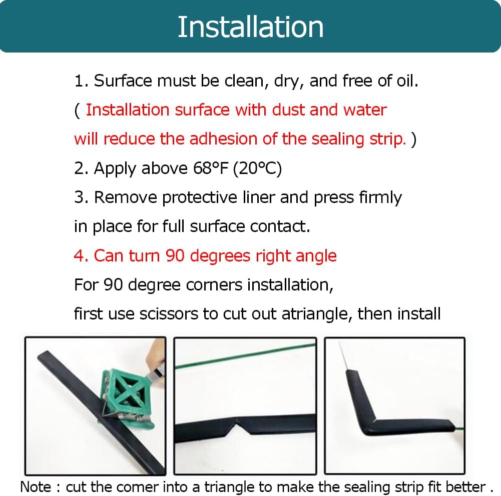 Clear Rubber Edge Trim, U Channel Rubber Seal Strip with Self-Adhesive Tape, Metal Edge Protector Fit for 0.15", 20Ft (236 in)