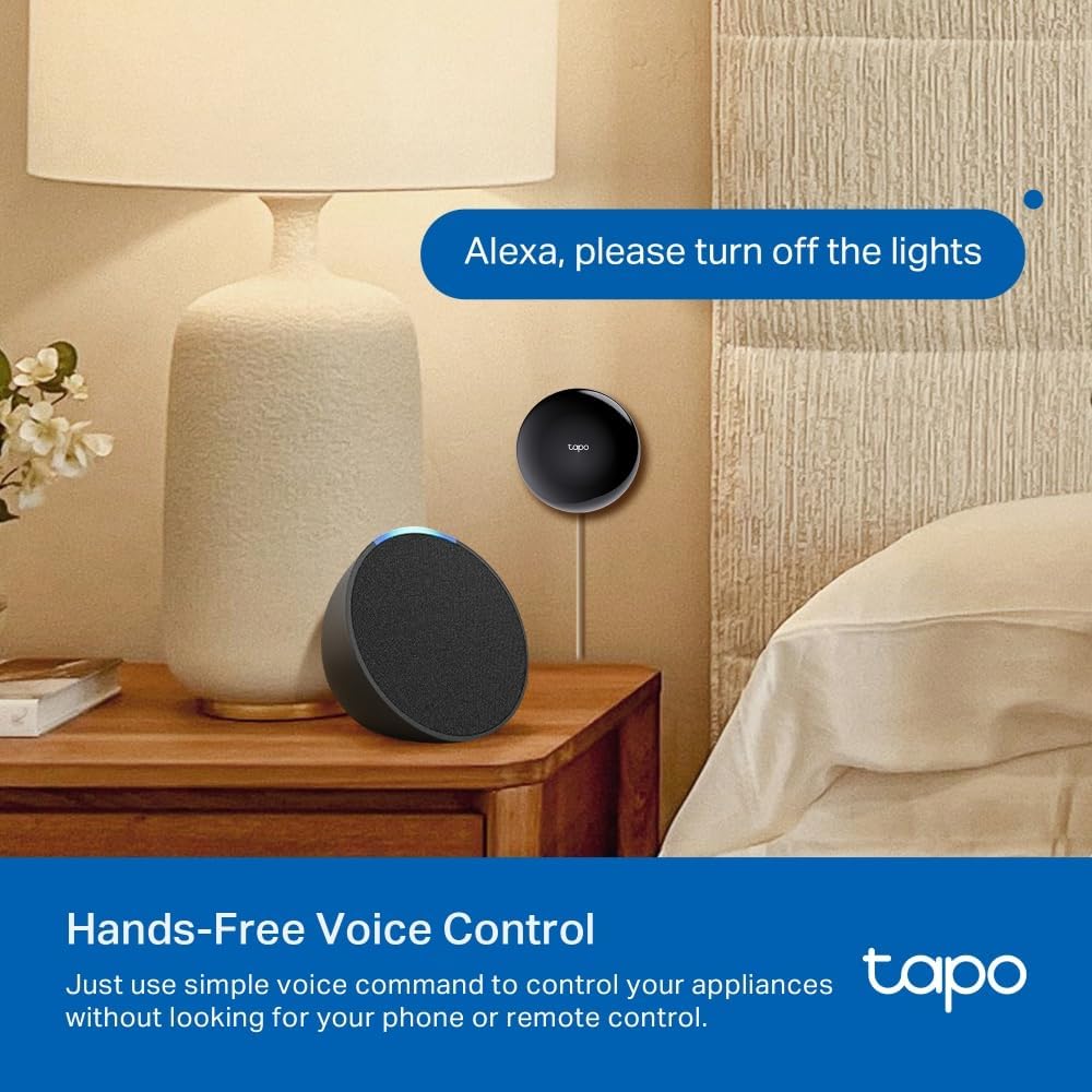 TP-Link Tapo Smart Water Leak Detector, Requires Tapo Hub, Water Leak Sensor Wi-Fi with Rapid Dripping Detection, 90dB Adjustable Alarm, App Alerts, Compatible with Alexa and Google Home, T300