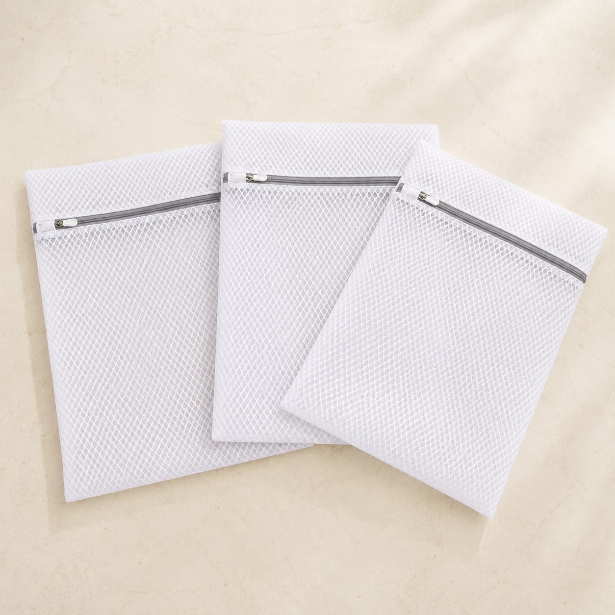 GroundLuxe Mesh Laundry Bags for Delicates, 3 Pack, 12 x 16 Inch