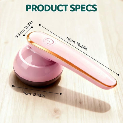 Rechargeable Fabric Shaver, 2025 New Electric Lint Remover, Multi-Functional Pill Remover for Clothes and Furniture, Portable Sweater Defuzzer for Home Use (Pink)