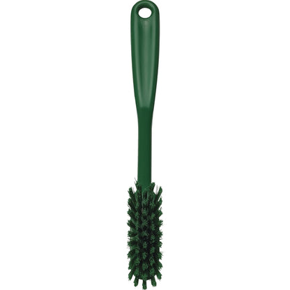 Vikan - Fine Dish Brush - Heavy-Duty, Narrow, Slip-Resistant Cleaning Brush, Polypropylene, Polyester Bristle, 11 Inch, Red, (42874)