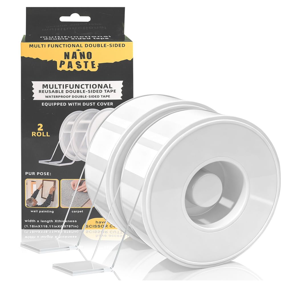 Koja Nano Tape Double Sided 3-Pack Heavy Duty Removable Waterproof 29 ft.