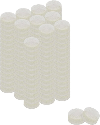 uxcell Furniture Pads, 50Pcs 1.25" - Round Self Adhesive Felt Furniture Pads, Floor Protectors for Furniture Feet Chairs Legs Hardwood Floors (Beige)