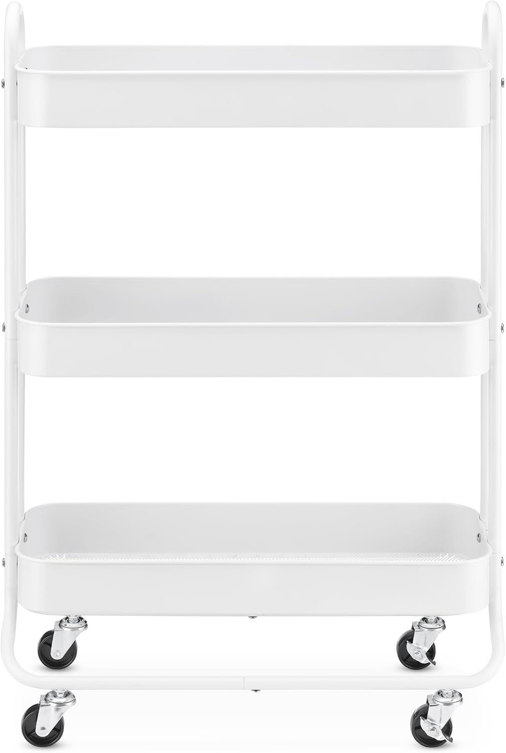Whitmor 3 Tier Rolling Laundry Cart 8.50x26.0x31.0