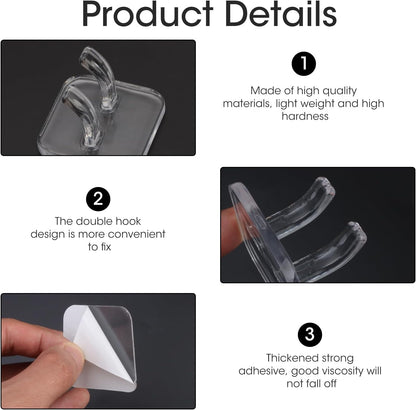 4 Pcs Gold Razor Loofah Holder for Shower Self Adhesive Waterproof Shaver Hooks Waterproof for wall Metal Heavy Duty Utility Storage Hanger Hooks Holder for Towels Accessories Kitchen Bathroom (Gold)