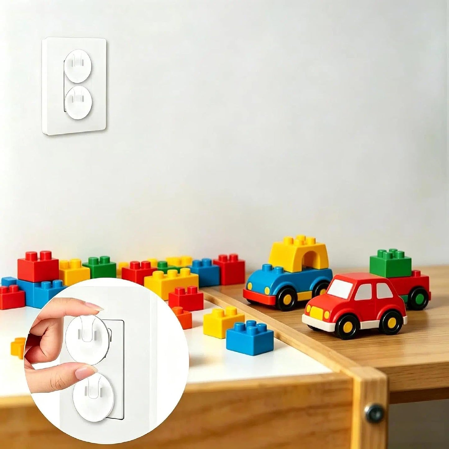 50 Pack Outlet Covers Baby Proofing Clear Outlet Covers Baby Safety Outlet Plug Covers Safe & Secure Electric Plug Protectors Sturdy Childproof Socket Covers for Home & Office
