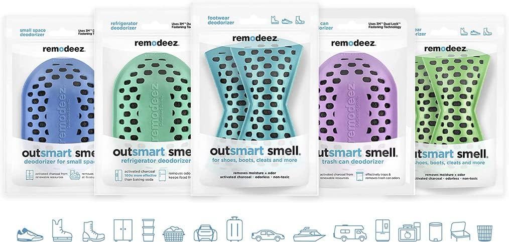 Remodeez Fridge Deodorizer Refill Pods, Activated Charcoal 2-Pack