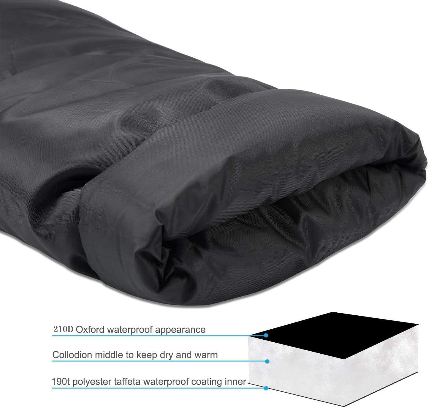 Outdoor Faucet Covers for Winter Freeze Protection,20.4"X8" Hose Bib Covers for Winter,Reusable Thicker Waterproof Insulated Spigot Cover