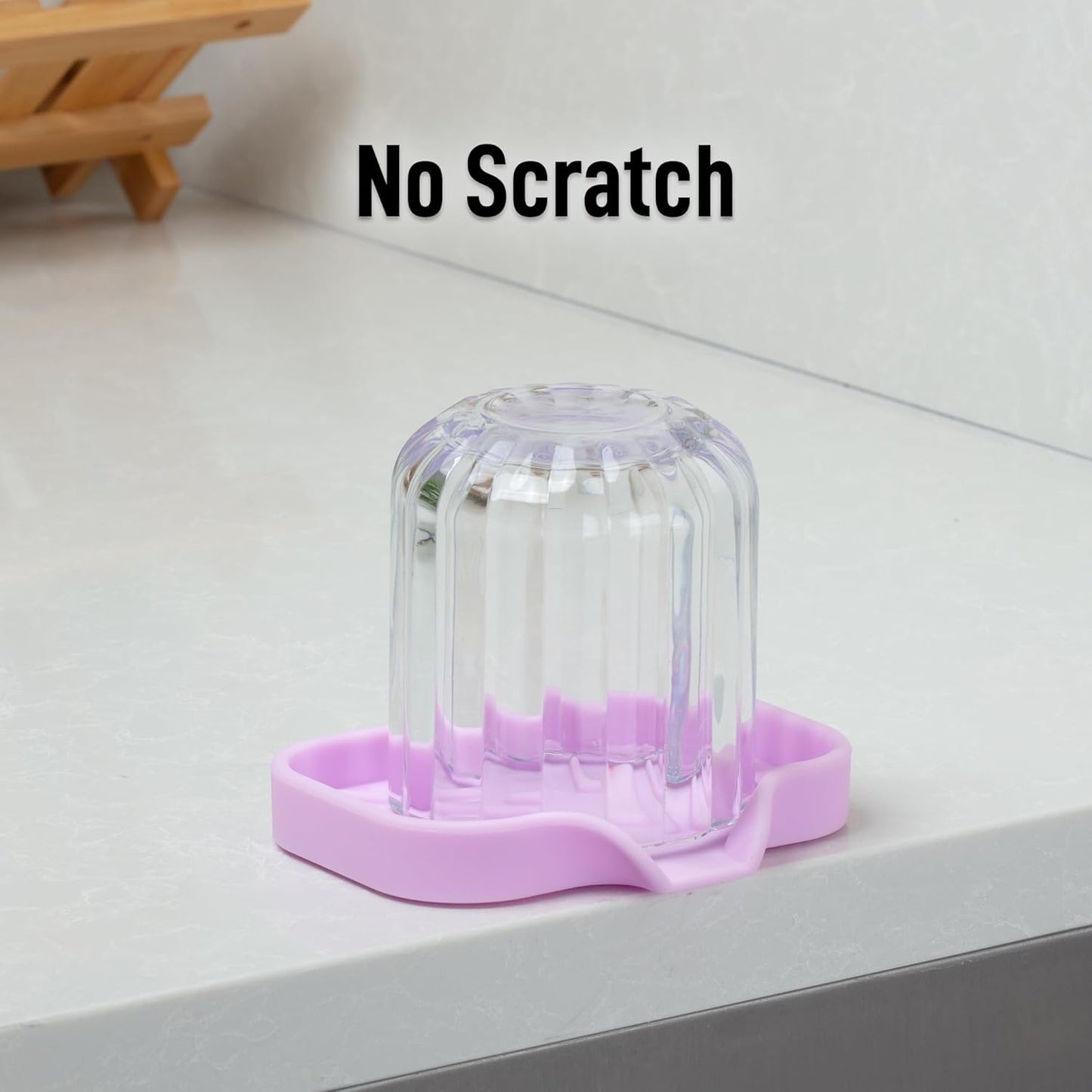 Zulay Kitchen (9x3.5in) Sponge Holder for Kitchen Sink - Flexible Heavy-Duty Multipurpose Sink Caddy - Counter Organizer for Kitchen, Bathroom, Makeup, Trinkets & More! (Grey)