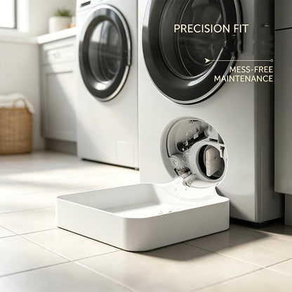 2027 New Washer Drain Pan, Washing Machine Drain Pan, Leak-Proof Drip Tray, Easy to Install, Suitable for Basements, Apartments, Mobile Homes, Garages and Rental Properties