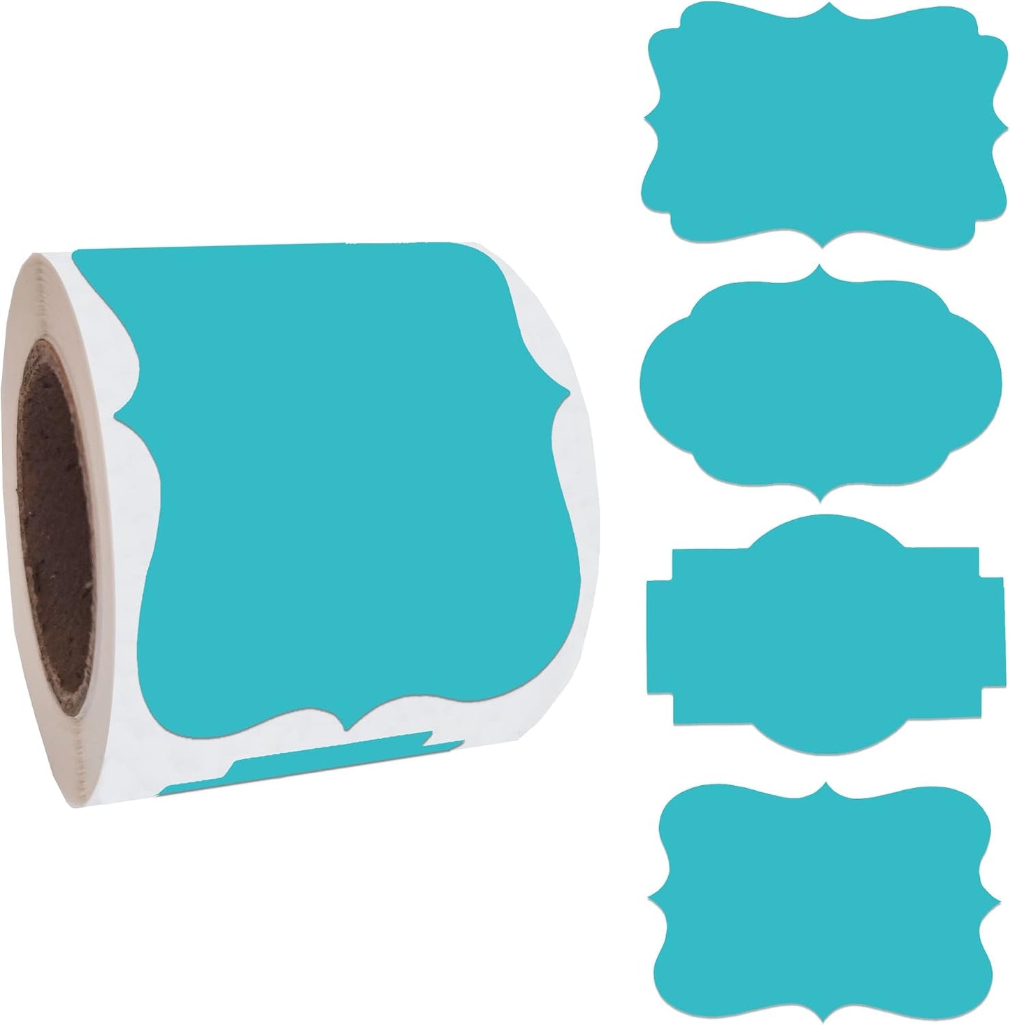 2" x 3" Kraft Label Stickers Writable Gift Labels, 200PCS Self-Adhesive Brown Labels for Essential Oil Bottle, Jars, Food Storage or Gift Decoration