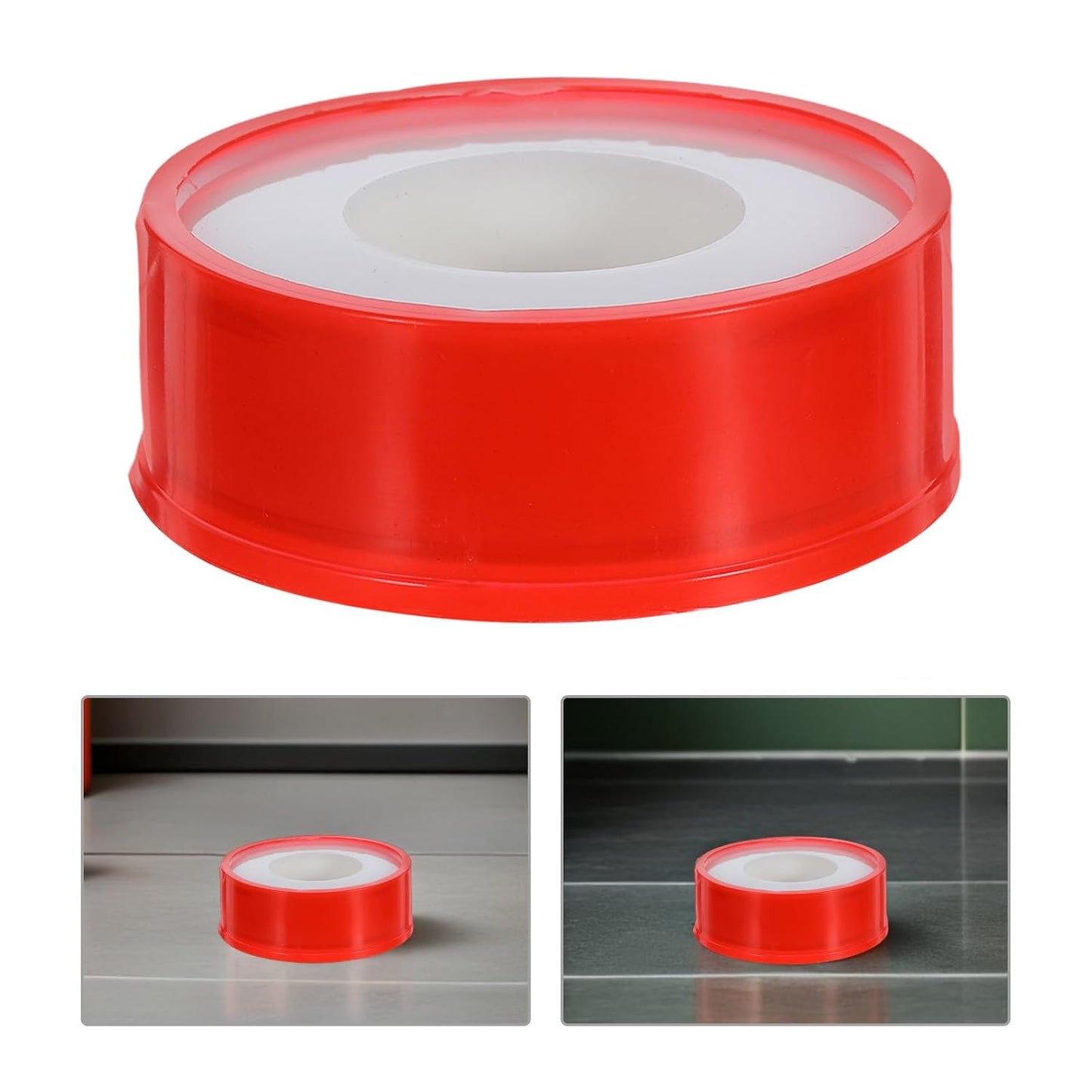 10roll PTFE Thread Seal Tape Thickened Leak Repair Tape for Plumbing Kitchen Bathroom Gas Water Pipes High Strength Chemical Resistant