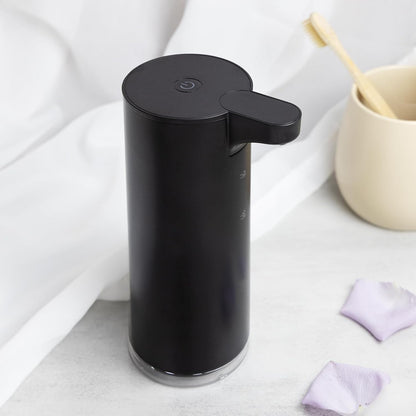LAOPAO Automatic Soap Dispenser Foaming: Rechargeable Touchless Soap Dispenser Stainless Steel Foam Soap Dispenser for Bathroom Hand Soap Pump for Kitchen Xmas Gift, 9oz, White