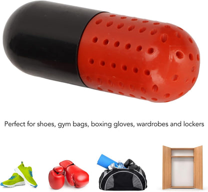 2pcs Shoe Deodorizer Balls Sneaker Odor Eliminator with High Hygroscopicity Zeolite for Shoes Gym Bags Closet