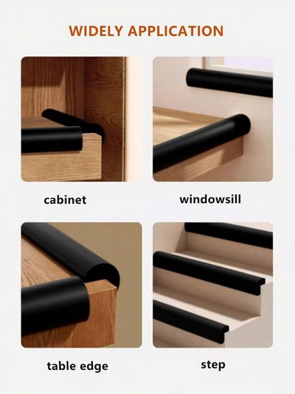 16.4FT L-Shape Baby Corner Protector Guards, Pre-Taped, 0.47''Thick | Edge Safety Bumpers for Furniture & Sharp Table Corners, with 10 Corners, Waterproof Soft Foam Adhesive Guard Cushion, White