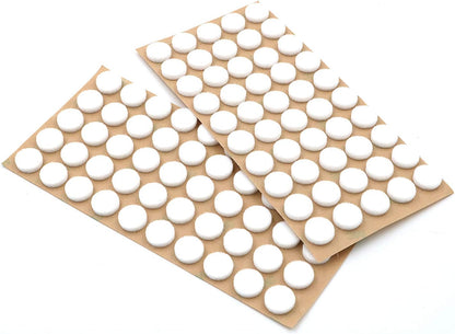Furniture Felt Pads 3/8" (10mm) Diameter Round 3M Self Adhesive Protects Kitchen Cabinets, Drawers, Desks and Furniture Against Bumps and Scratches 100 Pack - Grey