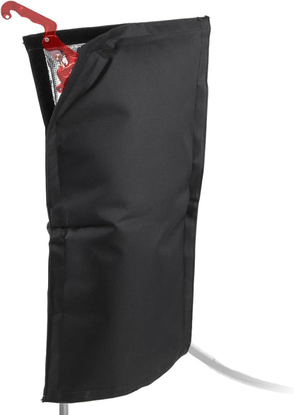 Outdoor Faucet Cover for RV Park & Yard Hydrant, 25”H x 13.5”W Long Faucet Socks Insulated Pipe Hose, Freeze and Heat Protector for Winter & Summer for Garden, Lawn, and Sprinkler Systems