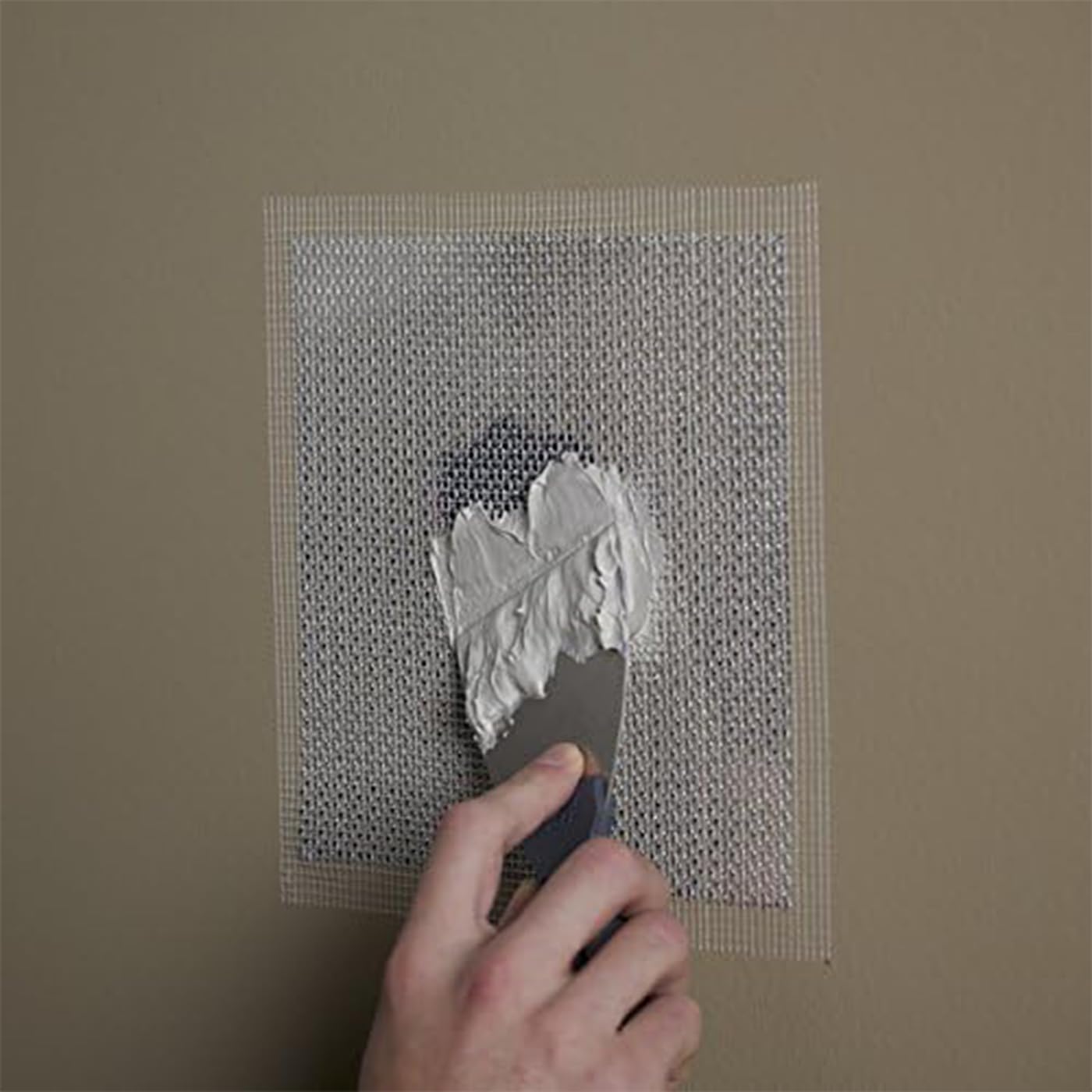 Duck Brand Aluminum Wall Repair Patch, 8 Inches x 8 Inches, White (283996)