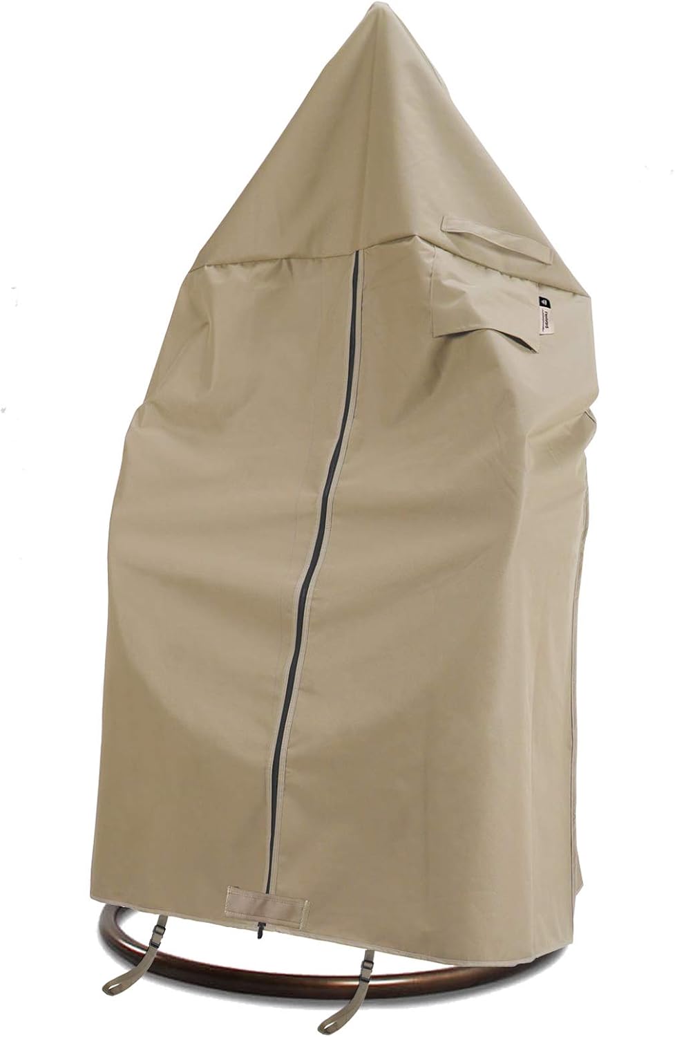 Patio Deck Box Cover, 63x30 Inch Fire Pit Covers with Straps and Handles, Waterproof Heavy Duty Outdoor Furniture Winter Cover for Keter, Suncast, Lifetime Container