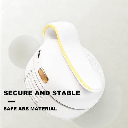 Portable Mini Bladeless Fan Clip On, Small Fan Clip on for Shirt & Waist, 3-Speed, 360° Adjustable Suspended Whirlwind Fans, Silent Clip-on Fan For Outdoor & Travel & Office, Gift for Summer