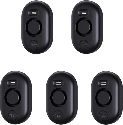 Water Leak Detector Sensor Alarm: Home Water Flooding Monitor Smart Sink Overflow Monitoring Adjustable Wet Moisture Alert Pipe Leakage Drip Detection Warning for Basement Floor