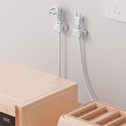 JIYHF 6 Pack Cable Clips - Adhesive Cord Organizer for Home Office Desk, Phone, Car, Wall, Desktop, Nightstand - Cable Management Solution（Black）