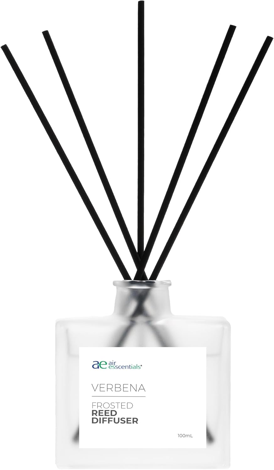 Air Esscentials Classic White Tea & Thyme Reed Diffuser Set - Decorative Fragrance Diffuser & Oil for Bathroom & Home | Long-Lasting Aroma | Natural Scent Sticks | Essential Oils & Botanicals| 100mL