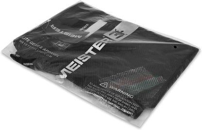 Meister Athlete Wash Bag - Mesh Sports Laundry Bag w/Zipper Lock - Black