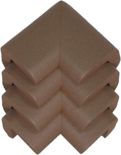 KidKusion 4-Piece Safety Corner Cushion, Black, Child Proofing Corner Guard, Made in USA, Child Safety, Home Furniture Safety Bumper, Baby Proof Table Protector, 4 Count (Pack of 1)