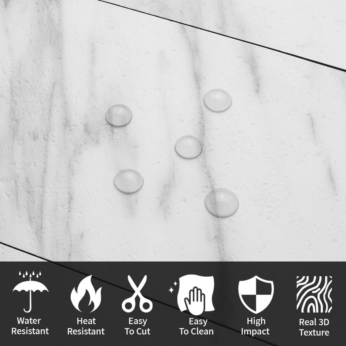 AULIGET 100 Piece Rust Slate Peel and Stick Backsplash Wall Tiles, 3" x 6" PVC Faux Stone Stick on Tiles for Backsplash Kitchen, Bathroom, Laundry Room, Camper, Fireplace