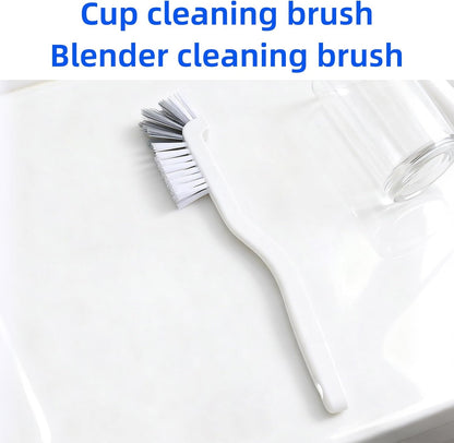 Dish Scrub Brushes with Handle for Kitchen，Small Cleaning Brush for Cup，Kitchen Sink，Blender，Crevice Cleaning Brush