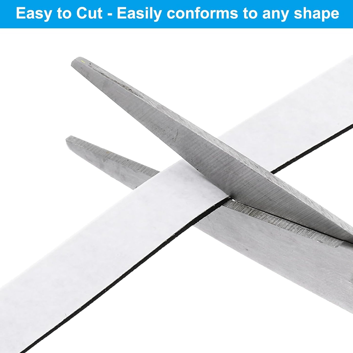 PATIKIL Weather Stripping Door Seal Strip, 3/8 Inch x 1/4 Inch x 32 Ft Self Adhesive Soundproof High Density Foam Tape Insulation for Door Window Air Conditioning, White - Colors A
