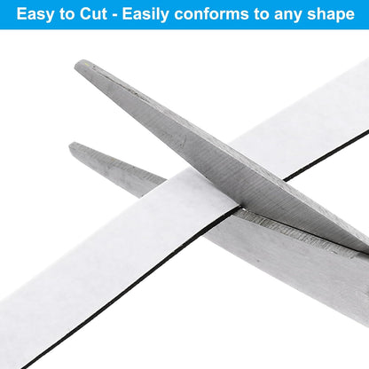 PATIKIL Weather Stripping Door Seal Strip, 3/8 Inch x 1/4 Inch x 32 Ft Self Adhesive Soundproof High Density Foam Tape Insulation for Door Window Air Conditioning, White - Colors A