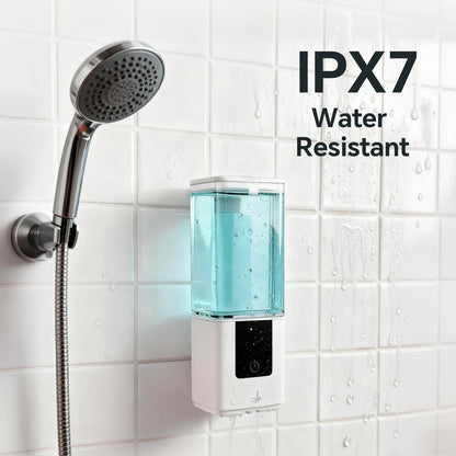 LAOPAO Soap Dispenser, Automatic Soap Dispenser Wall Mount Rechargeable Foaming Soap Pump for Bathroom Kitchen, Touchless Foam Soap Dispenser for Dish/Hand/Shower Soap, Home & Commercial, 540ml, White